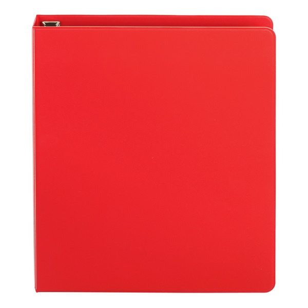 slide 10 of 10, Office Depot [In]Place Heavy-Duty 3-Ring Binder, 1'' D-Rings, Red, 1 in