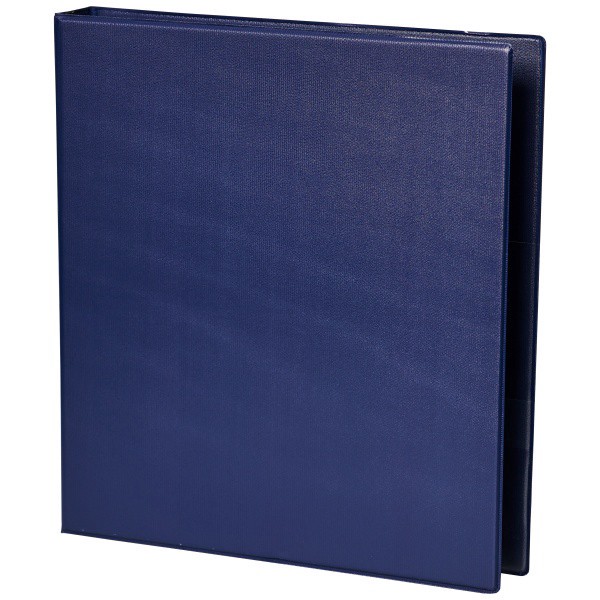 slide 4 of 6, Office Depot [In]Place Heavy-Duty 3-Ring Binder, 1'' D-Rings, Navy, 1 in