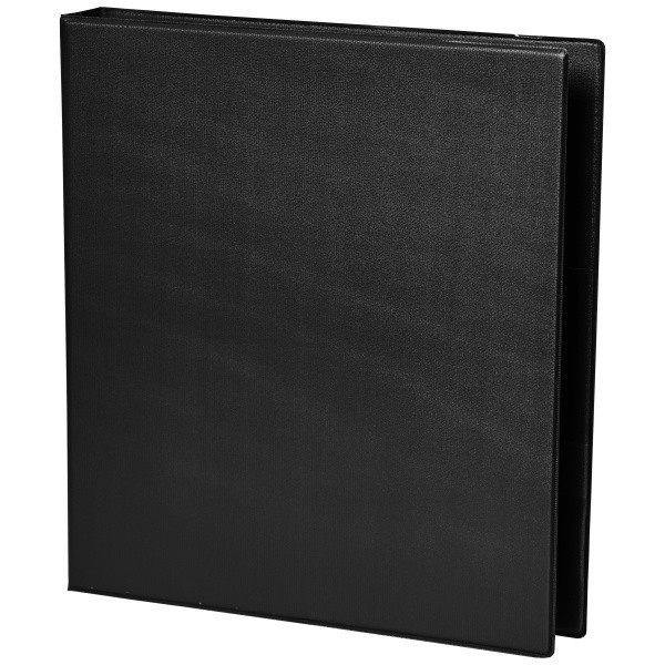 slide 3 of 6, Office Depot Brand Heavy-Duty 3-Ring Binder, 1'' D-Rings, Black, 1 ct