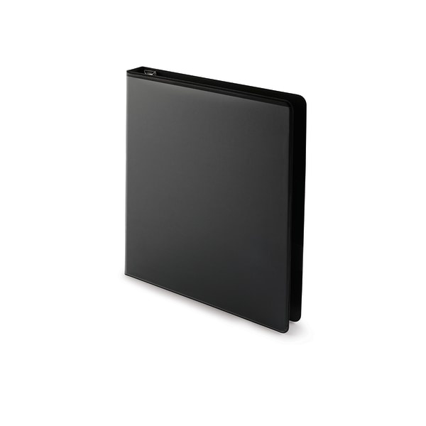 slide 2 of 7, Office Depot Brand Heavy-Duty View 3-Ring Binder, 1'' D-Rings, 100% Recycled, Black, 1 ct