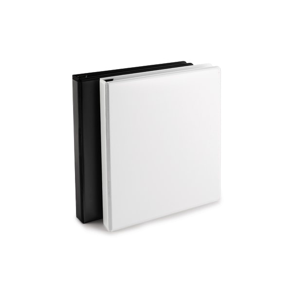 slide 6 of 7, Office Depot Brand Heavy-Duty View 3-Ring Binder, 1'' D-Rings, 100% Recycled, Black, 1 ct