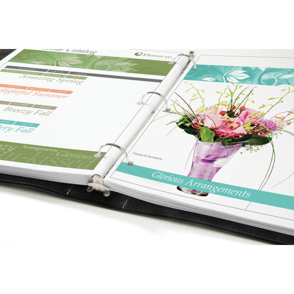 slide 2 of 2, Office Depot Brand Classic-Style View Binder, 1'' Rings, Black, 1 ct