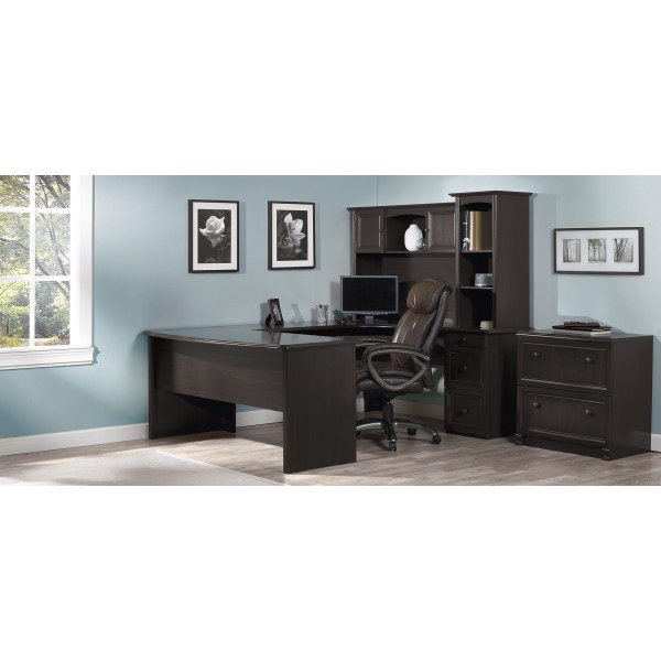 slide 3 of 4, Realspace Broadstreet 30''W 2-Drawer Lateral File Cabinet, Walnut, 1 ct