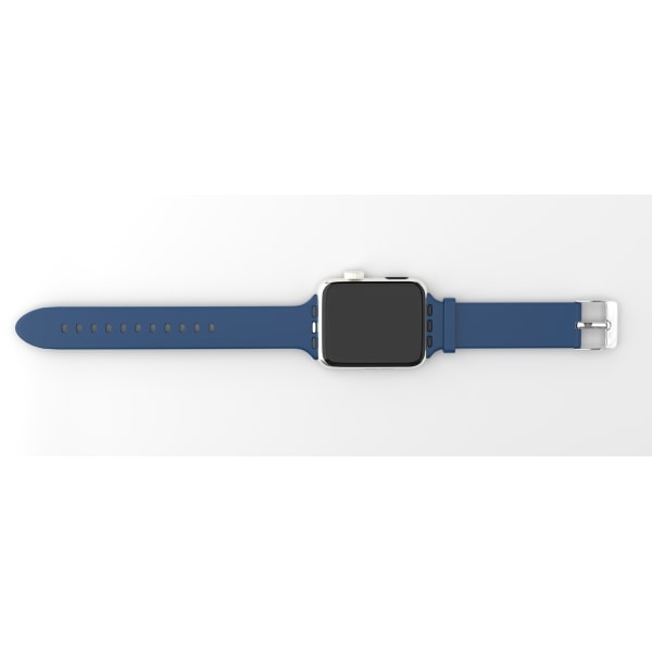 slide 2 of 2, Ativa Silicone Watch Band For Apple Watch, Navy, 1 ct