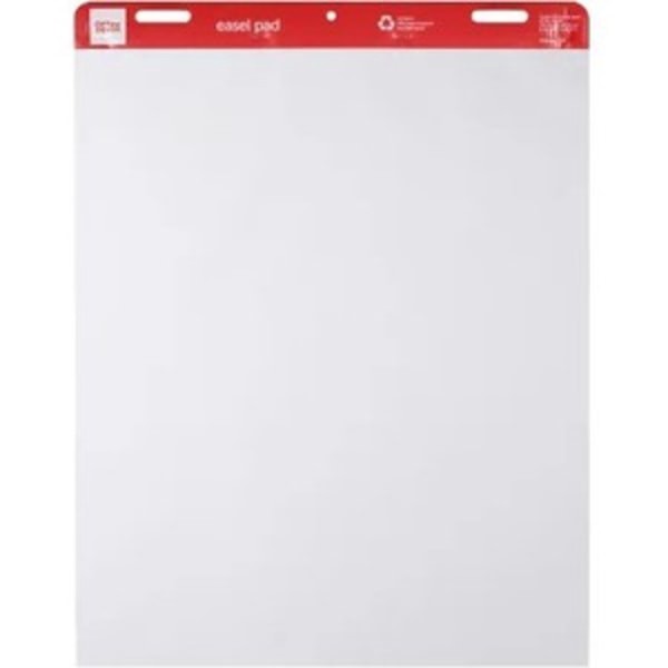slide 3 of 3, Office Depot Brand Standard Easel Pads, 27'' X 34'', 30% Recycled, White, 50 Sheets Per Pad, Pack Of 2 Pads, 2 ct