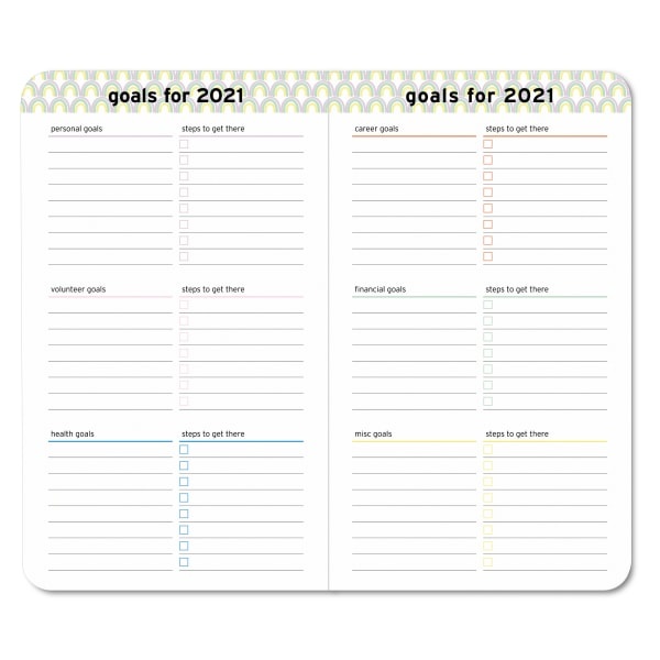 slide 2 of 3, Office Depot Brand Monthly Planner, 3-1/2'' X 6'', Vsco Girl, January To December 2021, Dx191547-006, 1 ct