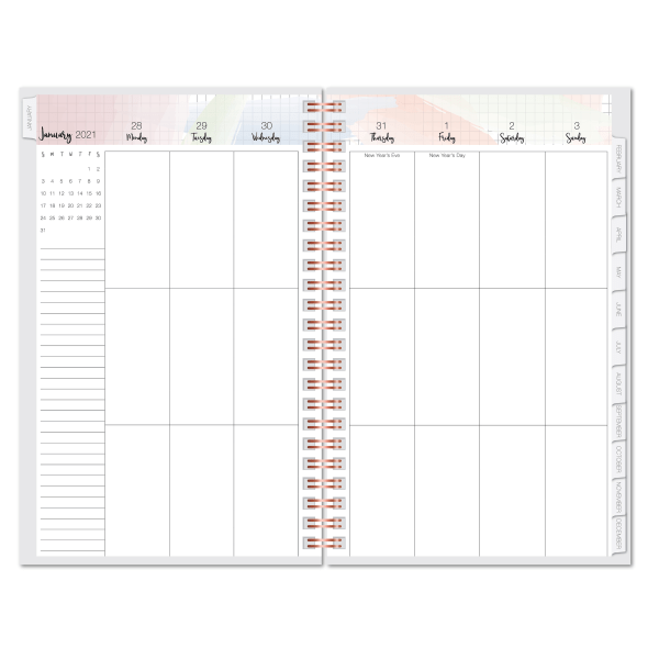 slide 2 of 3, Office Depot Brand Weekly/Monthly Planner, 5'' X 8'', Pocket Sayings, January To December 2021, Odus2030-008, 1 ct