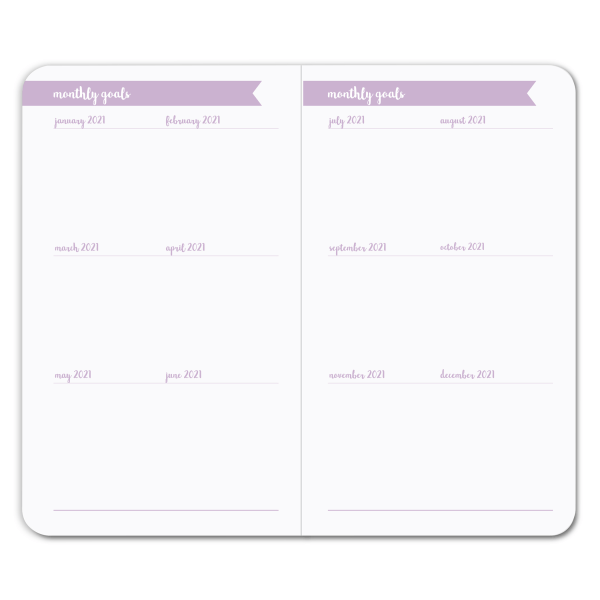 slide 3 of 3, Office Depot Brand Monthly Planner, 3-1/2'' X 6'', Simple Dot, January To December 2021, Ns35620B, 1 ct