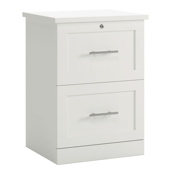 slide 4 of 8, Realspace 2-Drawer 17''D Vertical File Cabinet, White, 1 ct