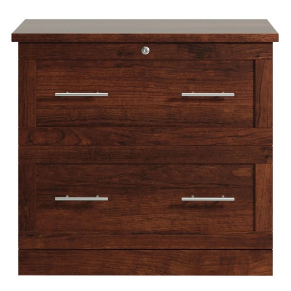 slide 6 of 8, Realspace 2-Drawer 30''W Lateral File Cabinet, Mulled Cherry, 1 ct