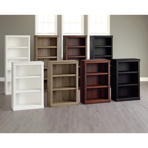 slide 5 of 7, Realspace 45"H 3-Shelf Bookcase, Arctic White, 1 ct