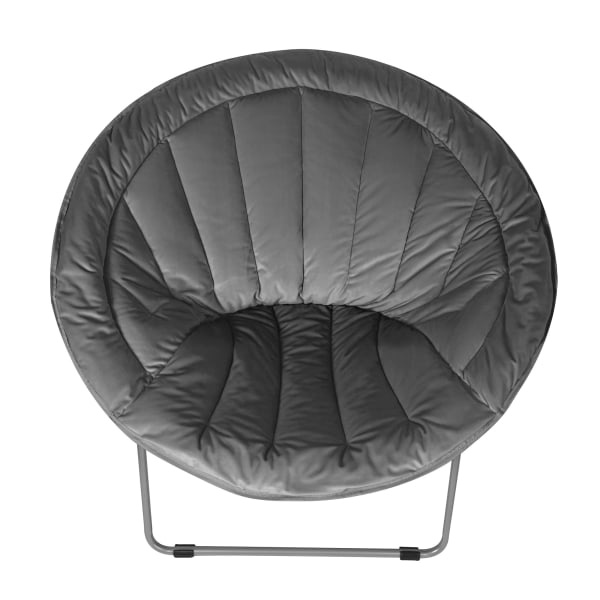 slide 2 of 4, Brenton Studio Papasan Plush Chair, Gray, 1 ct