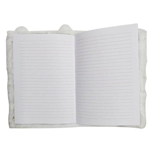 slide 2 of 2, Office Depot Brand Furry Kitty Journal, 5-3/4'' X 8-1/4'', College Ruled, 160 Pages (80 Sheets), White, 80 ct