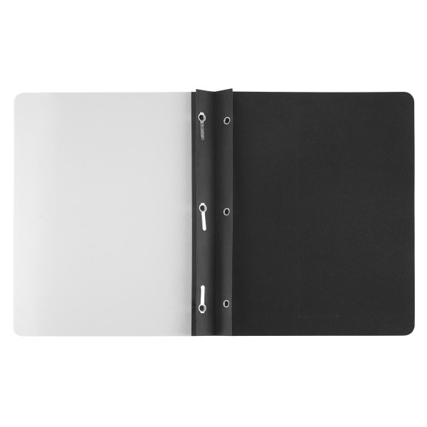 slide 2 of 2, Office Depot Brand Clear-Front Report Covers, Black, Pack Of 10, 10 ct