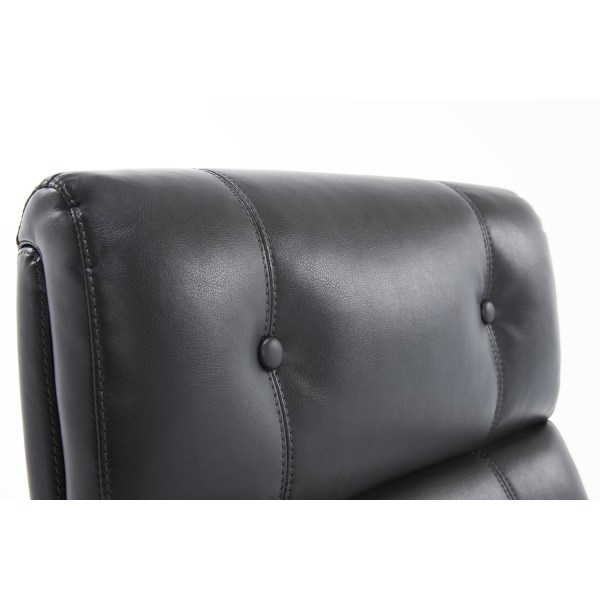 slide 4 of 10, Serta Sittrue Belterra Bonded Leather Mid-Back Manager Chair, Black, 1 ct