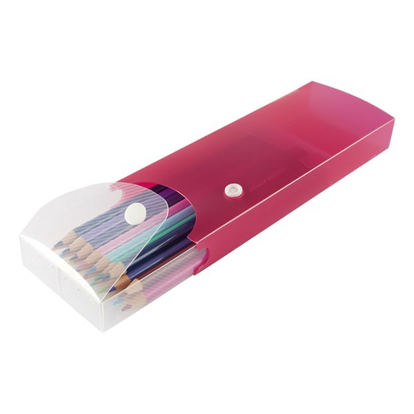 slide 5 of 10, Advantus Textured Pencil Box, Assorted Colors, 1 ct