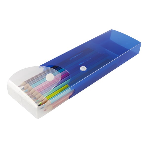 slide 7 of 10, Advantus Textured Pencil Box, Assorted Colors, 1 ct