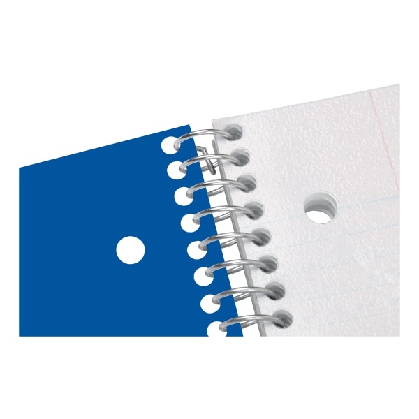 slide 4 of 4, Office Depot Brand Stellar Poly Notebook, 8-1/2'' X 11'', 3 Subject, Wide Ruled, 300 Pages (150 Sheets), Blue, 150 ct