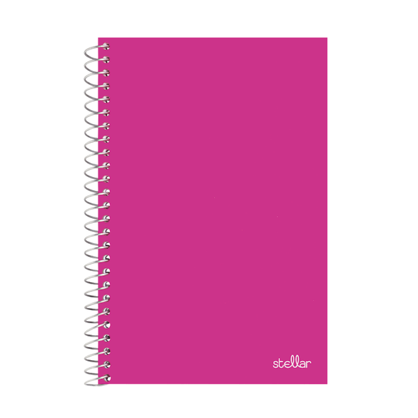 slide 2 of 8, Office Depot Brand Spiral Poly Notebook, 8 1/2'' X 5'', College Ruled, 100 Sheets, Assorted Colors (No Color Choice), 100 ct