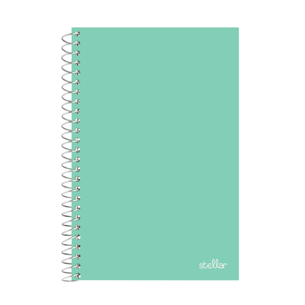 slide 3 of 8, Office Depot Brand Spiral Poly Notebook, 8 1/2'' X 5'', College Ruled, 100 Sheets, Assorted Colors (No Color Choice), 100 ct