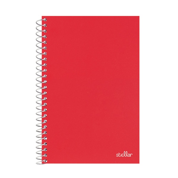 slide 7 of 8, Office Depot Brand Spiral Poly Notebook, 8 1/2'' X 5'', College Ruled, 100 Sheets, Assorted Colors (No Color Choice), 100 ct