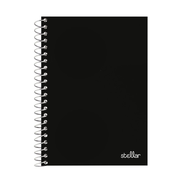 slide 5 of 5, Office Depot Brand Spiral Poly Notebook, 7'' X 4 1/2'', College Ruled, 100 Sheets, Assorted Colors (No Color Choice), Pack Of 3, 3 ct