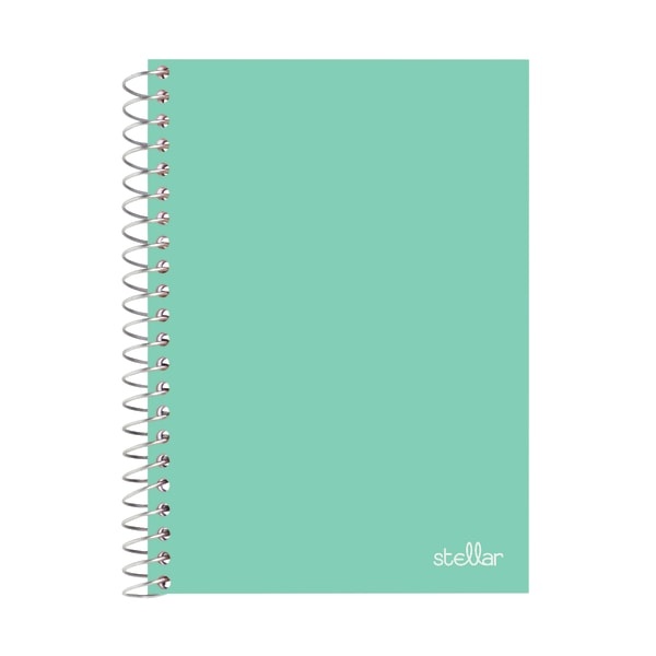 slide 9 of 9, Office Depot Brand Spiral Poly Notebook, 7'' X 4 1/2'', College Ruled, 100 Sheets, Assorted Colors (No Color Choice), 100 ct