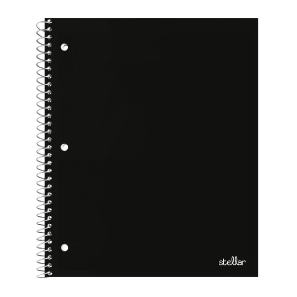 slide 7 of 10, Office Depot Brand Stellar Poly Notebook, 8 1/2'' X 11'', 1 Subject, Quadrille Ruled, Assorted Colors (No Color Choice), 100 Sheets, 100 ct