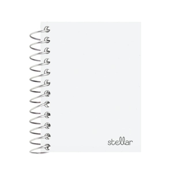 slide 5 of 5, Office Depot Brand Mini Stellar Spiral Poly Notebook, 2 1/2'' X 4'', College Ruled, 300 Pages (150 Sheets), Assorted Colors, 150 ct