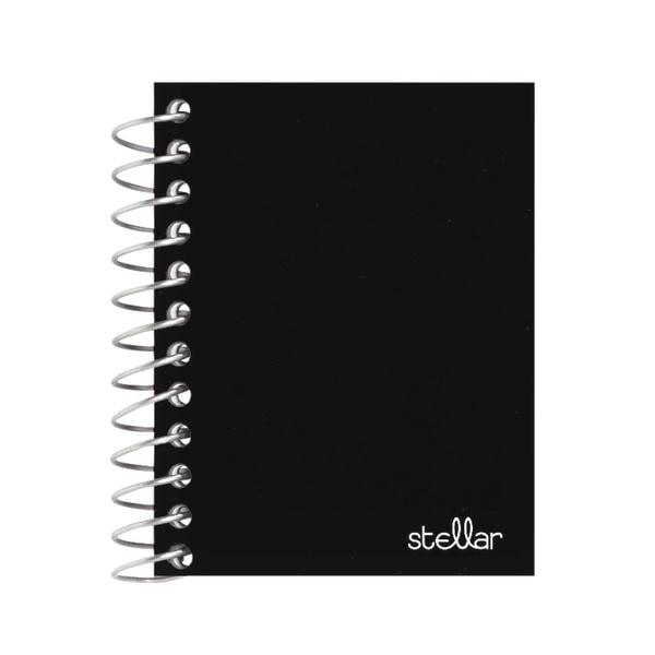 slide 4 of 5, Office Depot Brand Mini Stellar Spiral Poly Notebook, 2 1/2'' X 4'', College Ruled, 300 Pages (150 Sheets), Assorted Colors, 150 ct