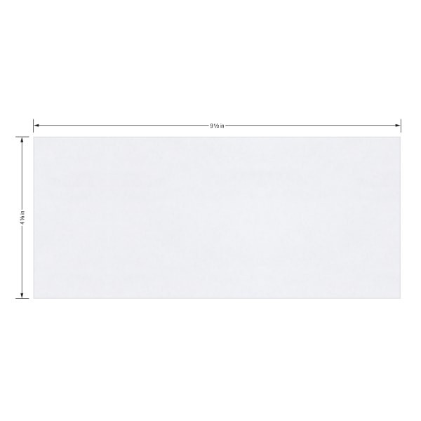 slide 2 of 4, Office Depot Brand Clean Seal Business Envelopes, #10, 100 ct