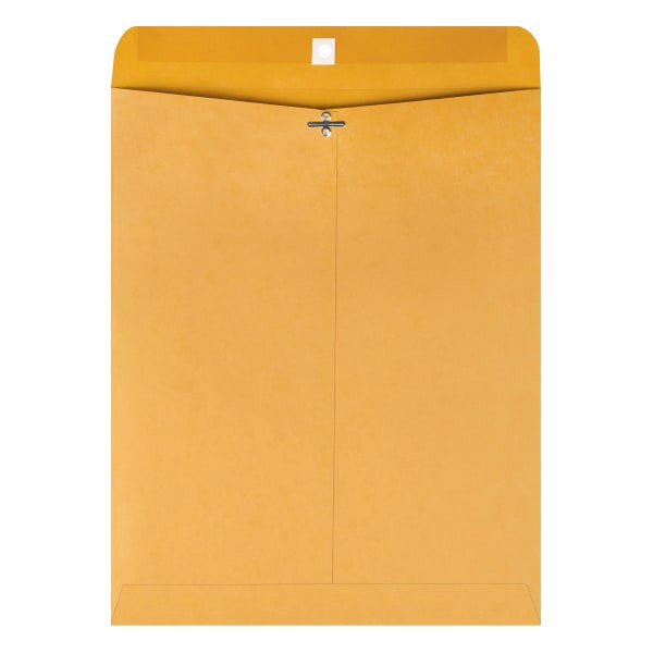 slide 3 of 4, Office Depot Brand Clasp Envelopes, Brown, 100 ct; 11 1/2 in x 14 1/2 in