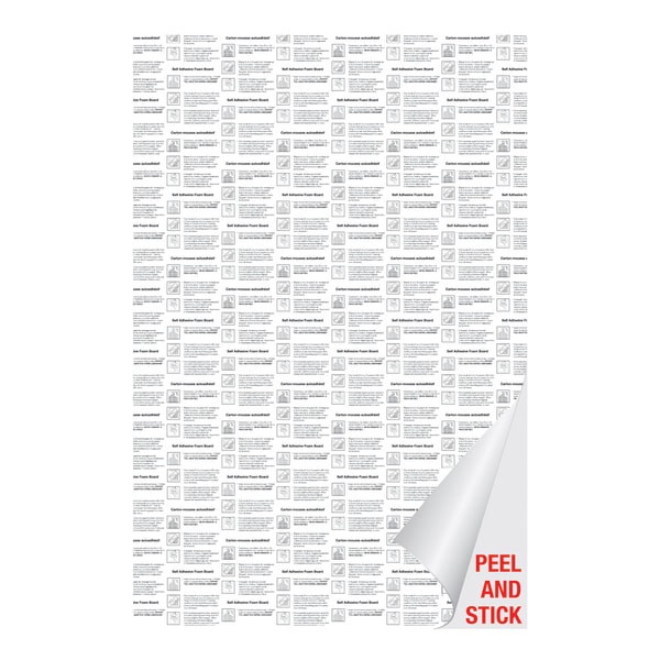 slide 2 of 4, Office Depot Brand Repositionable Self-Adhesive Foam Boards, 9'' X 12'', White, Pack Of 2, 2 ct