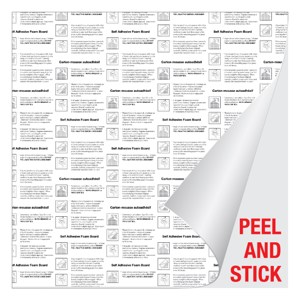 slide 3 of 4, Office Depot Brand Repositionable Self-Adhesive Foam Boards, 9'' X 12'', White, Pack Of 2, 2 ct