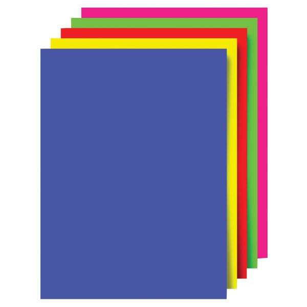 slide 3 of 3, Office Depot Brand Poster Board, Assorted Colors, 5 ct; 22 in x 28 in