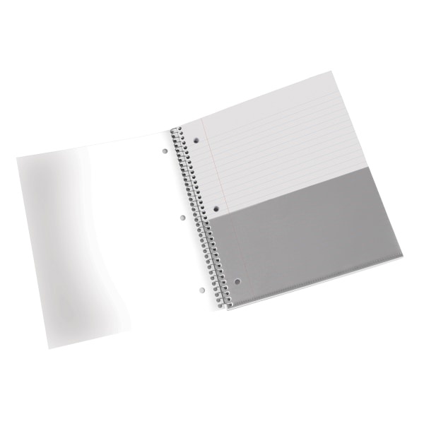 slide 2 of 3, Office Depot Brand Stellar Poly Notebook, 8-1/2'' X 11'', 1 Subject, College Ruled, 160 Pages (80 Sheets), Palms, 80 ct
