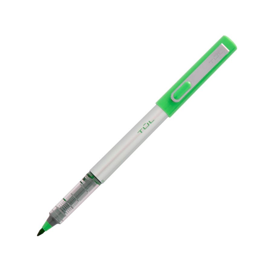 slide 6 of 9, TUL Fine Liner Felt-Tip Pens, Fine Point, 1.0 Mm, Silver Barrels, Assorted Inks, Pack Of 8 Pens, 8 ct