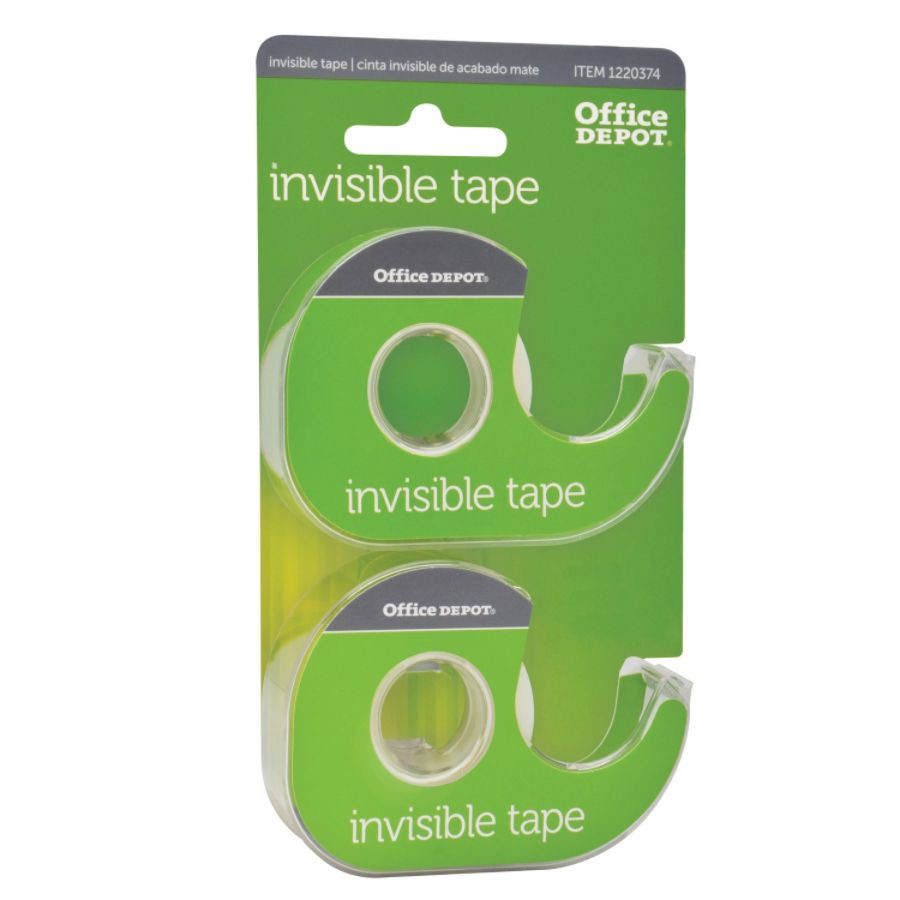 slide 2 of 3, Office Depot Brand Invisible Tape In Dispensers Of 2, 2 ct