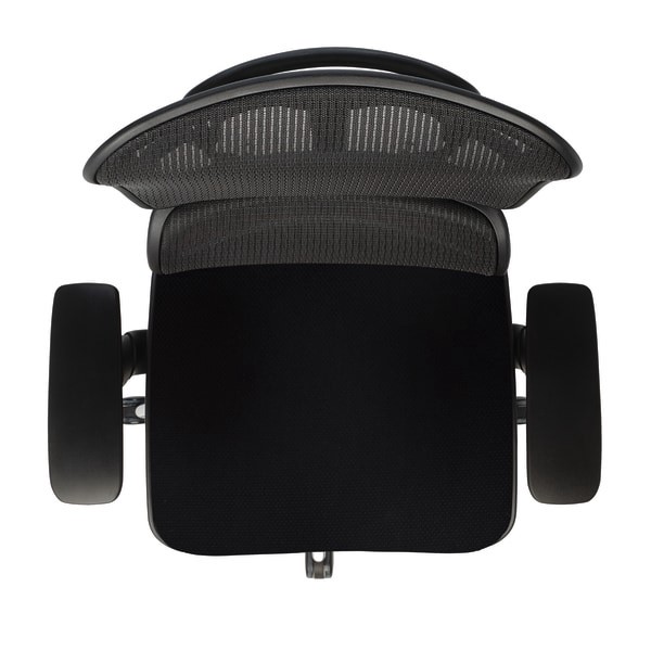 slide 3 of 9, WORKPRO 12000 Series Ergonomic Mesh/Fabric Mid-Back Chair, Black/Black, 1 ct