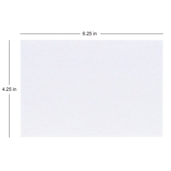 slide 4 of 5, Office Depot Brand Clean Seal Greeting Card Envelopes, A4, 4-1/4&Rdquo; X 6-1/4&Rdquo;, White, Box Of 25 Envelopes, 25 ct