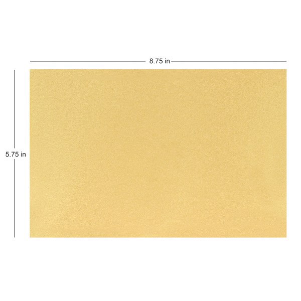 slide 5 of 5, Office Depot Brand Clean Seal Greeting Card Envelopes, A9, 5-3/4'' X 8-3/4'', Gold Pearl, Box Of 25 Envelopes, 25 ct