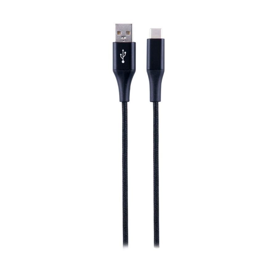 slide 2 of 4, Ativa Braided Usb Type-C Charge And Sync Cable, 9', Black, 45836, 1 ct