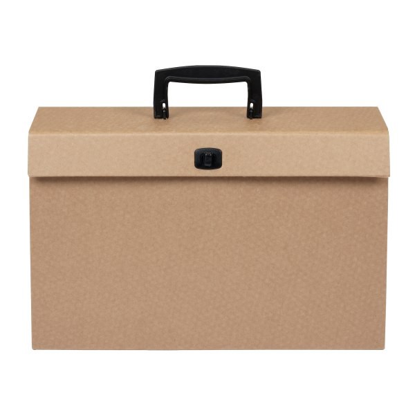 slide 4 of 4, Office Depot Brand 19-Pocket File, 3'' Expansion, Legal Size, Kraft, 3 in