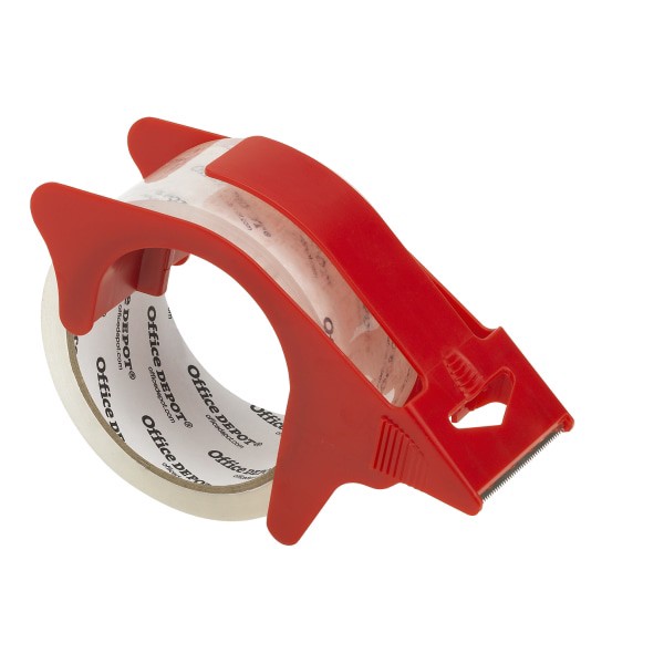 slide 2 of 2, Office Depot Brand Shipping Tape With Dispenser And 2 Refills, 1.89'' X 43.7 Yd, Clear, 1 ct