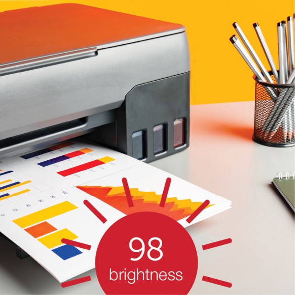 slide 5 of 9, Office Depot Color Copy Premium Paper, Letter Size (8 1/2'' X 11''), White, Ream Of 500 Sheets, 500 ct