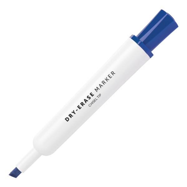 slide 5 of 6, Office Depot Brand 100% Recycled Low-Odor Dry-Erase Markers, Chisel Point, Assorted, Pack Of 5, 5 ct