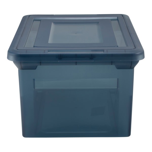 slide 9 of 9, Office Depot Brand File Tote Letter/Legal Size, Copen Blue, 1 ct