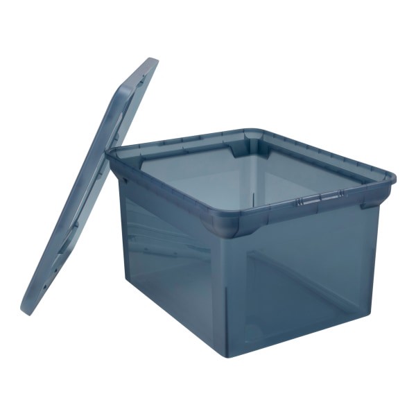 slide 2 of 9, Office Depot Brand File Tote Letter/Legal Size, Copen Blue, 1 ct