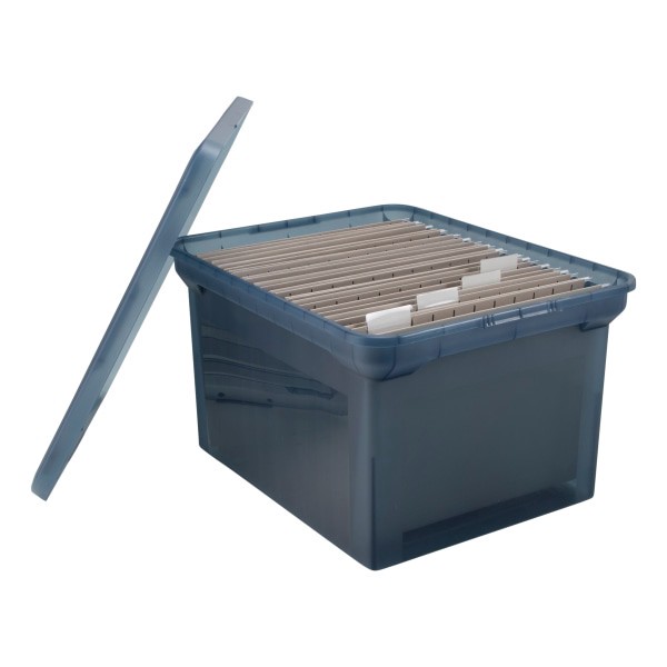 slide 8 of 9, Office Depot Brand File Tote Letter/Legal Size, Copen Blue, 1 ct