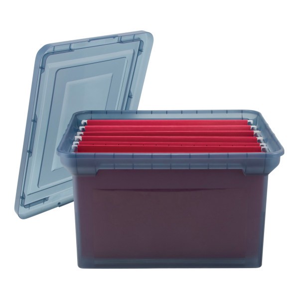 slide 5 of 9, Office Depot Brand File Tote Letter/Legal Size, Copen Blue, 1 ct